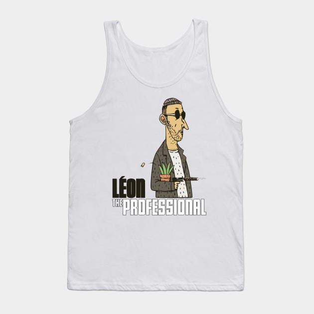 Leon the Professional Tank Top by INLE Designs